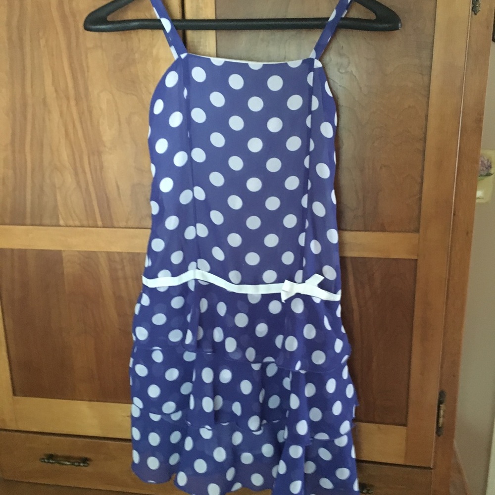 Polka dot girls dress